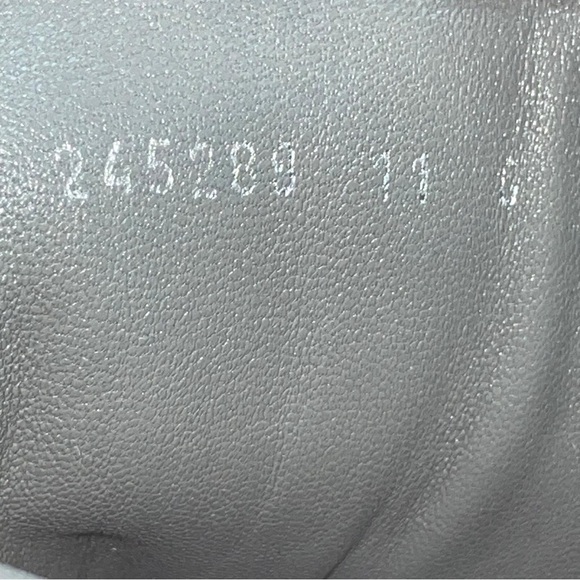 Gucci High Top Shoes Mens Size 11 Gray White Suede Leather Made In Italy Luxury - Picture 5 of 15